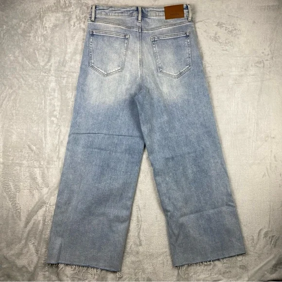 Hidden Jeans Women's 30 Light Blue Nori High Waist Cropped Wide Leg - Picture 2 of 8